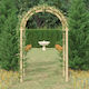 Garden Arch from Wood in Brown Colour 141x97x243cm
