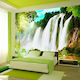 Fototapet de Perete 200x140cm The beauty of nature: Waterfall Tesatura