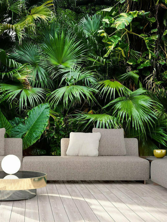 Fototapet de Perete 350x245cm Sunny Jungle Tesatura