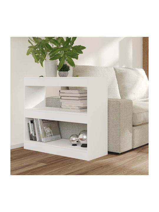 White Bookcase 80x30x72cm