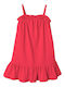 Children's Dress Sleeveless Red