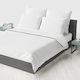 Palatex Baseline Tagesdecke Einzelbett 1 White 160x240cm