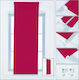Tpster Roller Blinds Fuchsia W180xH180cm 23814