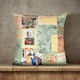 Lino Home Διακοσμητική Μαξιλαροθήκη Society 101 Aqua / Beige / Coral / Green 45x45εκ.