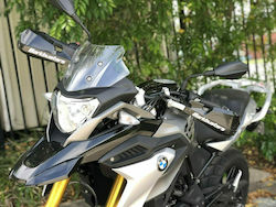 Barkbusters Installation Kit for Motorcycle Protective Hand Guards for BMW G310 GS/G310 R in Silver Colour