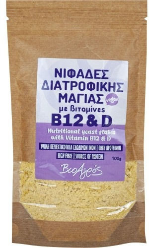 Vio Agros Nutritional Yeast in Flakes B12 & Vitamin D 100gr