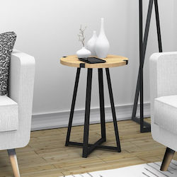 Side Table Pedro Black Sonoma