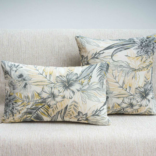 Sette Colori Decorative Pillow Case Rubio Gray 45x45cm
