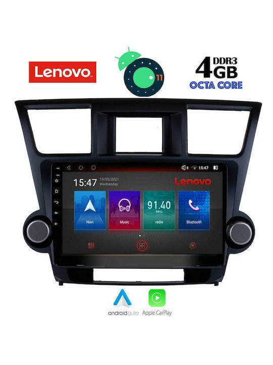 Lenovo SSX 9719_GPS Ηχοσύστημα Αυτοκινήτου για Toyota Highlander 2008+ (Bluetooth/USB/WiFi/GPS) με Οθόνη Αφής 10.1"