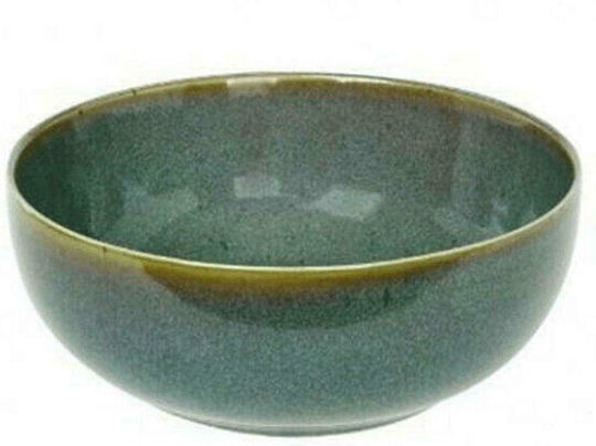Cryspo Trio Σαλατιέρα από Πορσελάνη Emerald Green 23x23cm