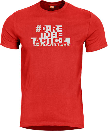 Pentagon Ageron Tricou Hashtag Lava Red