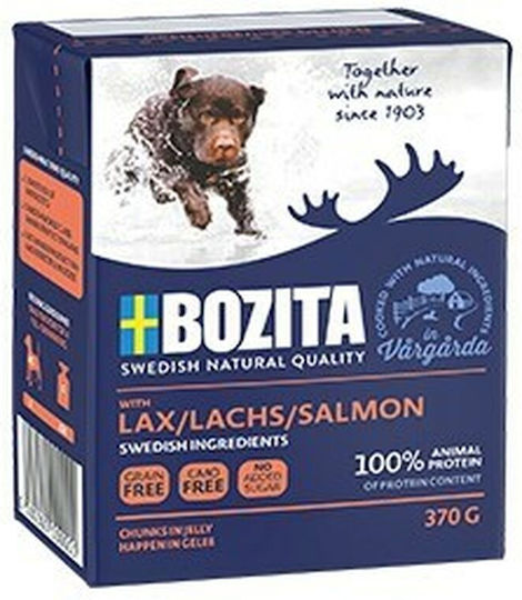 Bozita Wet Food Dogs in Pouches with Salmon Grain-Free 370gr