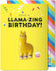 Llama Greeting Card Birthday