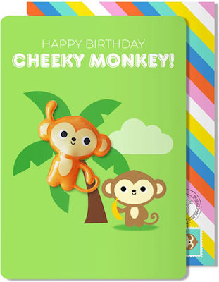 Μαϊμουδάκια Greeting Card Birthday