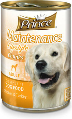 Prince Prince Dog Chick Princes Umedă pentru Câini Câine cu Pui în Conservă 1 x 1250gr.