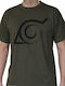 Abysse Naruto Shippuden Konoha T-shirt σε Χακί χρώμα
