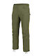 Elastische Khaki Herrenhose