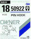 Owner 50922 Fishing Hooks Set 11pcs No12