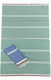 Summertiempo Vintage Πετσέτα Θαλάσσης Παρεό με Κρόσσια Πράσινη 180x90εκ.