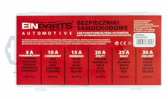 Einparts Ασφάλεια Αυτοκινήτου Micro Σετ 120τμχ