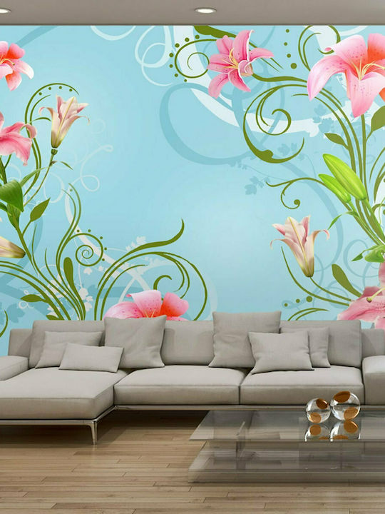 Wall Mural Subtle beauty of the lilies II Fabric 300x210cm