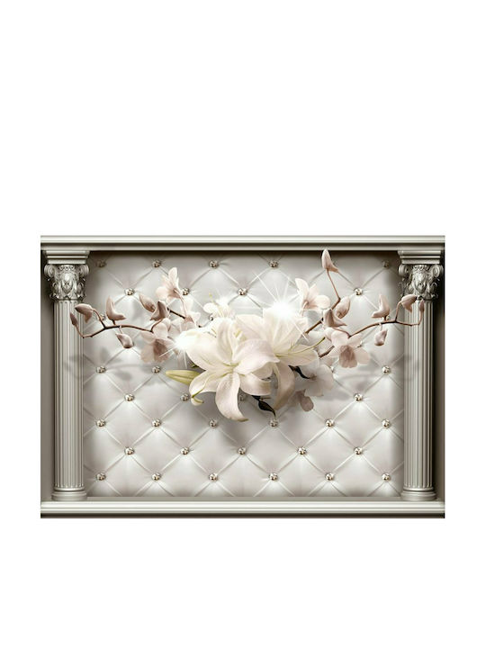 Autocolantă Fototapet de Perete 343x245cm Royal Elegance Albă