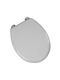 Plastic Toilet Seat Gray Bathlux 43.3cm