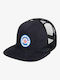 Men's Snapback Trucker Cap Black