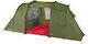 High Peak Vis á Vis Goose Camping Tent Tunnel Green with Double Cloth 4 Seasons for 4 People 440x240x200cm