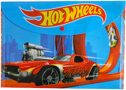 Gim Ordner mit Schaltfläche für Papier A4 Hellblauς Hot Wheels