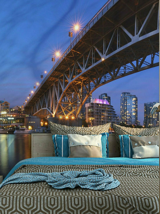 Fototapet de Perete 250x193cm Granville Bridge - Vancouver (Canada) Tesatura