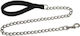 Kerbl Каишка/Водач за Куче Верига Miami Chain Leash Riveted 18 mm в Черен цвят 10m