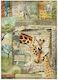 Stamperia Savana Giraffe Ριζόχαρτο Decoupage