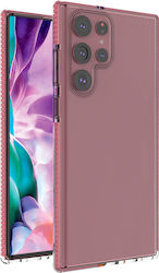 Hurtel Spring Back Cover Silicon 1mm roz deschi...