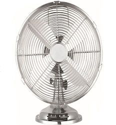 Silver Commercial Round Fan 50W 30cm FT30MB