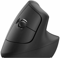 Logitech Lift Vertical Ασύρματο Bluetooth Ποντίκι Μαύρο