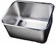 Faucet Single Square Welded Matte Basin G202216 50x50x30cm
