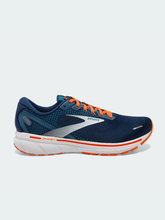 Brooks Ghost 14 Ανδρικά Αθλητικά Παπούτσια Running Μπλε