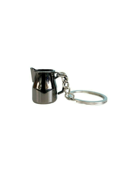 Belogia Keychain Milk jug Metallic Black