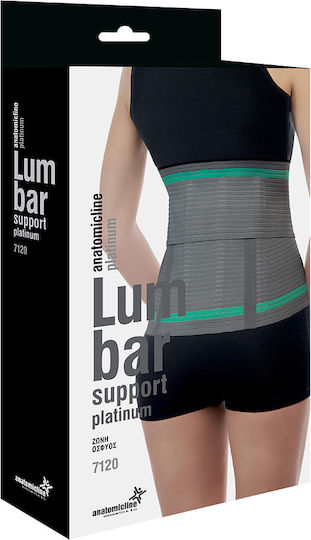 Anatomic Line Platinum Elastic Back Brace For Pain Relief In Gray Color 7120 5206210247036