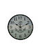 Wall Clock Plastic Black Ø35cm