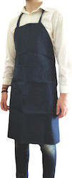 Αφοί Γιαννακόπουλοι Ποδιά Σεφ Ολόσωμη Navy Blue Αφοί Γιαννακόπουλοι Ποδιά Σεφ Ολόσωμη Navy Blue