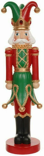 Iliadis Joker Weihnachts-Nussknacker Rot aus Keramik Höhe 47cm.