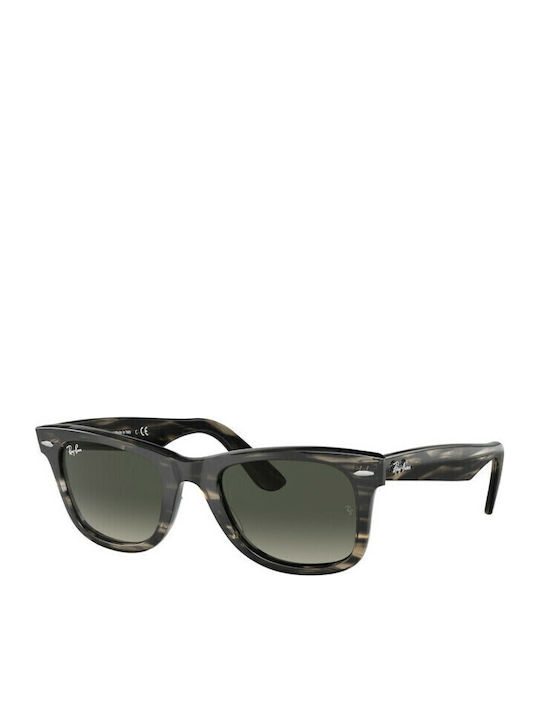 Ray Ban Wayfarer Unisex Sunglasses with Gray Pl...