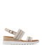 Bobs Tea Time Platforme Dama în Tip Espadrile Bej