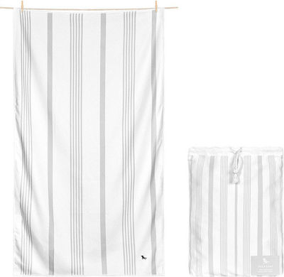 Dock & Bay Beach Towel Jasmine White 85x85cm.