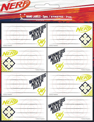 Gim Notebook Labels Nerf 16pcs