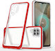 Hurtel Clear 3in1 Back Cover Silicone 1.1mm Red...