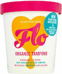 Here We Flo Ταμπόν Organic 8 Regular & 6 Super με Απλικατέρ για Κανονική Ροή 14τμχ