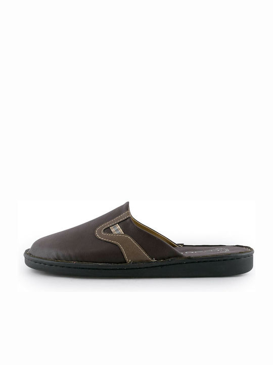 Dias 13 Winterliche Herrenhausschuhe Braun